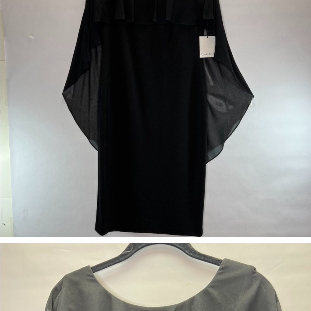NWT Calvin Klein Midi Dress 10. Black. Perfect cocktail dress